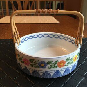 Vintage Candy/Snack Dish Romance Pattern Taste Setter by Sigma